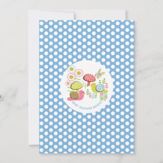 ウィムジー童話の庭の赤ん坊シャワー備後ゲーム 招待状 (裏面)