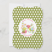 ウィムジー童話春ガーデンベビーガールシャワー 招待状 (裏面)