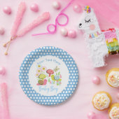 ウィムジー童話春ガーデン男の赤ちゃんシャワー ペーパープレート (パーティー)