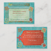 ウィムジー・コレクションくもの巣・ビジネス 名刺 (正面/裏面)