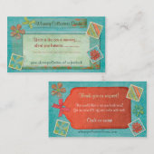 ウィムジー・コレクションくもの巣・ビジネス 名刺 (正面/裏面)