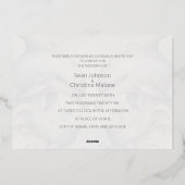 ウィムモダンイドルフィン結婚ズ金箔招待状 箔招待状 (裏面)