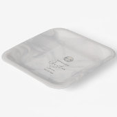 ウィムモダンイドルフ結婚ス紙プレート ペーパープレート (傾斜あり)