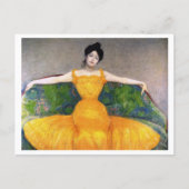 ウィメンイエロードレスマックスウェル ポストカード (正面)