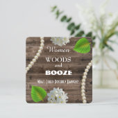 ウィメンウッズ&ブーズバチェロレッテ招待状 招待状 (スタンド正面)