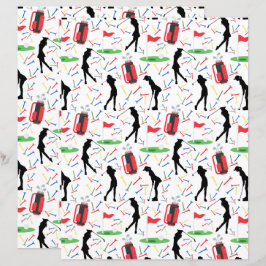 ウィメンゴルファーズスクラップブック紙