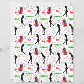 ウィメンゴルファーズスクラップブック紙 (裏面)