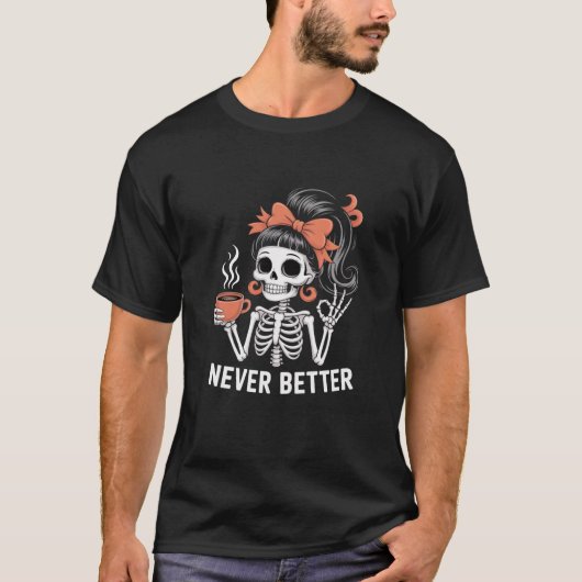 ウィメンズおもしろいスワ Tシャツ (正面)