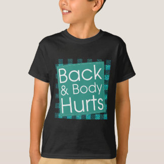 ウィメンズおもしろいバック体ティートティー引用文トレーニングジム Tシャツ