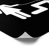 ウィメンズおもしろい新婦結婚の学士号 ポスター (角)