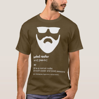 ウィメンズひげおもしろい付き屋根ひげ屋根VNeck Tシャツ
