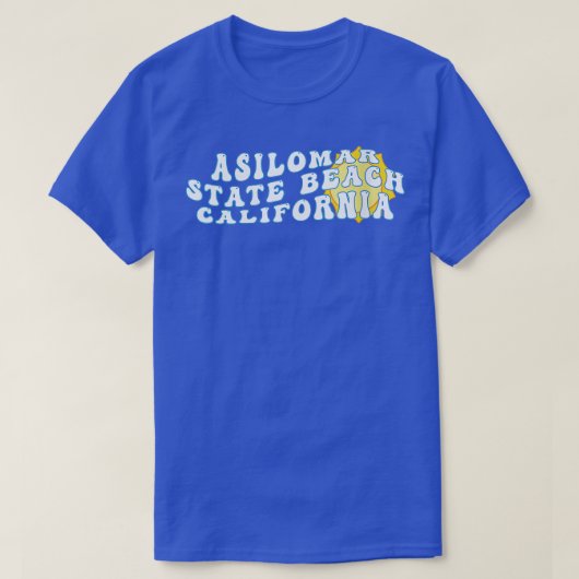 ウィメンズアジアロマー州ビーチカリフォルニアCAレトロワ Tシャツ (デザイン正面)