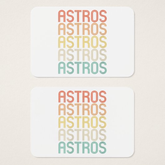 ウィメンズアストロス (正面&裏面)