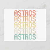 ウィメンズアストロス シーズンポストカード (正面)