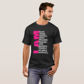 ウィメンズアフロガール私は黒人女性ビューティフル魔法 Tシャツ (正面フル)