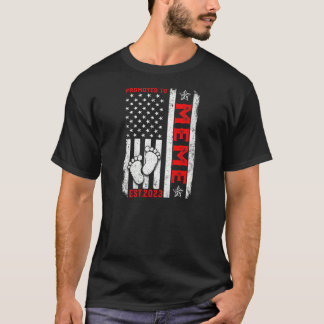 ウィメンズアメリカ国旗がミームEst 2023女性Faに昇格 Tシャツ