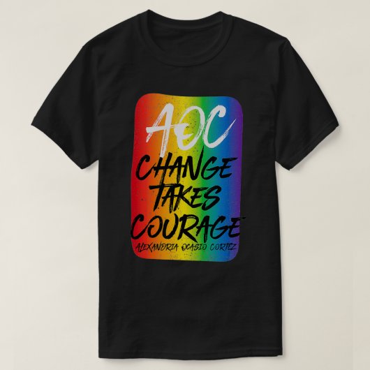 ウィメンズアレキサンドリアオカシオ – コルテス， AOC，変更引用文 Tシャツ (デザイン正面)