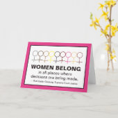 ウィメンズアンボルジスティスルスバダージンスバーグRBG引用文 カード (黄色い花)