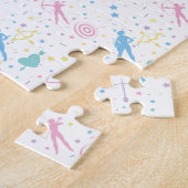 ウィメンズアーチェリー – 射手弓矢 ジグソーパズル (側面)