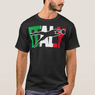 ウィメンズイタリアサッカージャージーイタリアItalia Azzurriギフト Tシャツ