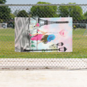 ウィメンズインパリエッフェルタワーバナー 横断幕 (インサイチュ)