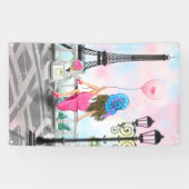 ウィメンズインパリエッフェルタワーバナー 横断幕 (横)