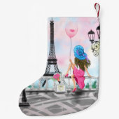 ウィメンズインパリスクリスマスストッキングエッフェルタワー スモールクリスマスストッキング (裏面)