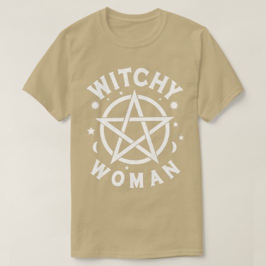ウィメンズウィッチウィッカ信者異教のウィッチー696 Tシャツ (デザイン正面)