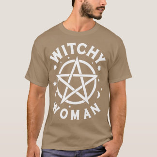 ウィメンズウィッチウィッカ信者異教のウィッチー696 Tシャツ