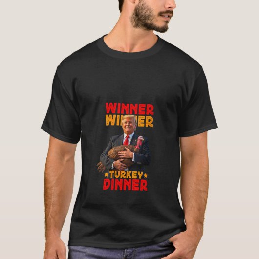 ウィメンズウィナーウィーナートルコディナーおもしろいトランプタ Tシャツ (正面)
