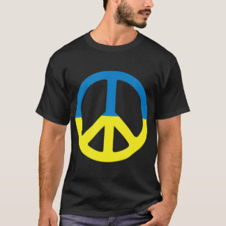 ウィメンズウクライナフラワーの平和ウクライナフラワー Tシャツ