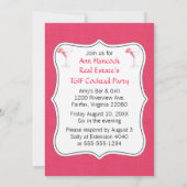 ウィメンズオフィスカクテルパーティー 招待状 (裏面)