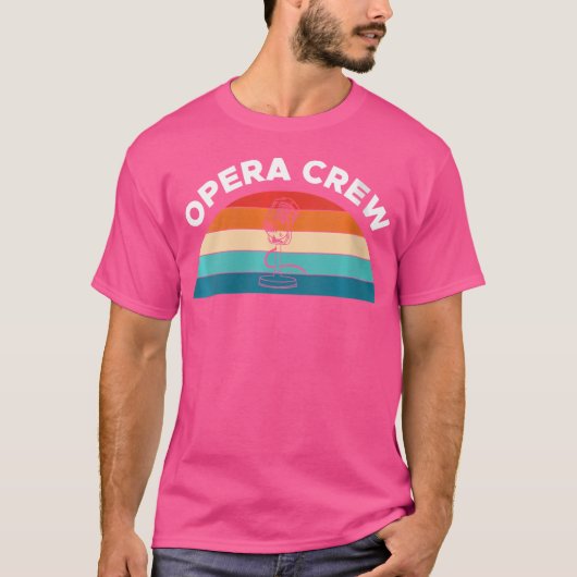 ウィメンズオペラクルウオペラシンガー Tシャツ (正面)