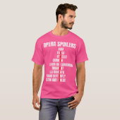 ウィメンズオペラスポイラートスカデイズラヴィアタ不機嫌 Tシャツ (正面フル)