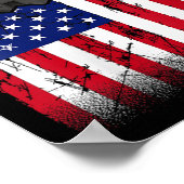 ウィメンズオペレーションミッドナイトハンマー – 米国国旗の中央 ポスター (角)