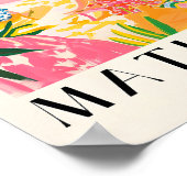 ウィメンズオンビーチアートプリントボヘミアンビーチハイデコ ポスター (角)