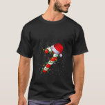 ウィメンズキャンディーケーンクルーSanta Christmas 2022 Kids B Tシャツ<br><div class="desc">女性キャンディーケーンクルーSanta Christmas 2022子供たち少年たち女の子Vネック</div>