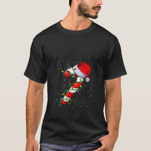 ウィメンズキャンディーケーンクルーSanta Christmas 2022 Kids B Tシャツ
