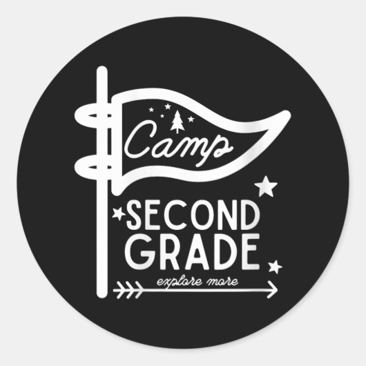 ウィメンズキャンプ2年生キャンプ先生2年生 ラウンドシール (正面)