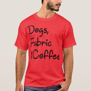 ウィメンズキュート裁縫&キルティングレディードッグス,ファブリック&ファッション Tシャツ
