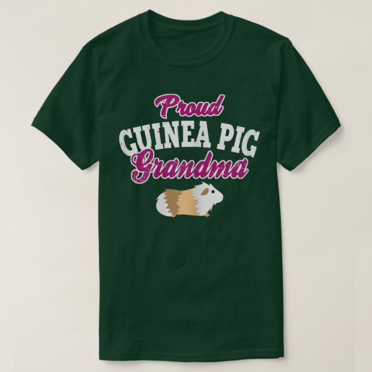ウィメンズギニアピグ祖母 Tシャツ (デザイン正面)