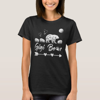 ウィメンズギベア3つのクマのキューブ母ダ Tシャツ