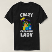 ウィメンズクリーニ熱狂するングレディハウスキープハウスキープ Tシャツ (デザイン正面)