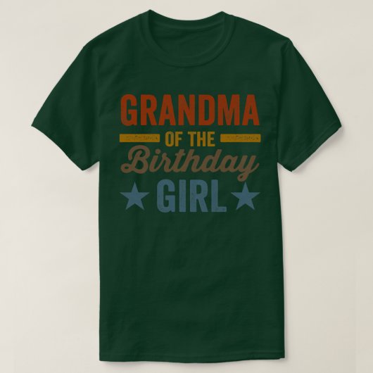 ウィメンズグランドド娘誕生日祖母誕生日ギル Tシャツ (デザイン正面)