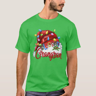 ウィメンズグランラ賛美ンサンタハットクリスマスリグ Tシャツ