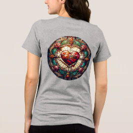 ウィメンズグレーTシャツ トライブレンドＴシャツ