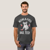 ウィメンズコアラファイド爪、 ネイルテック爪、 ネイルスタジオ爪、 ネイル Tシャツ (正面フル)