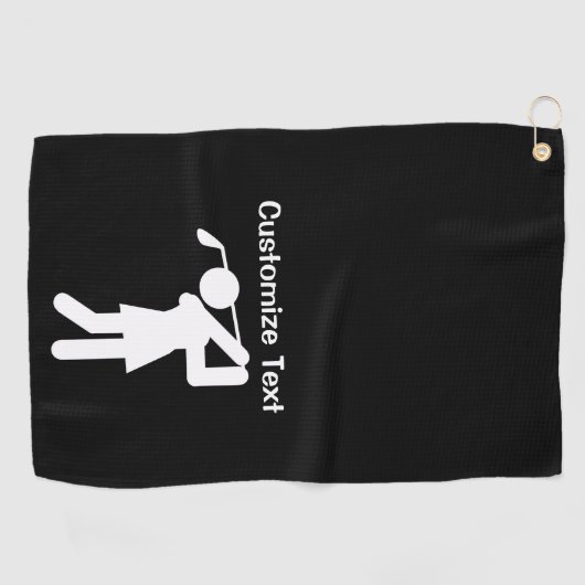 ウィメンズゴルフ ゴルフタオル (横)