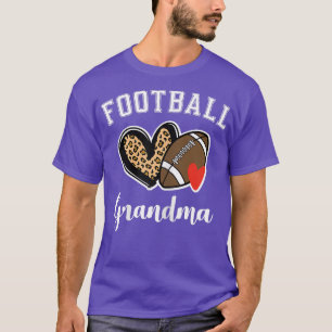 ウィメンズサッカーグランマヒョウハート祖母 Tシャツ