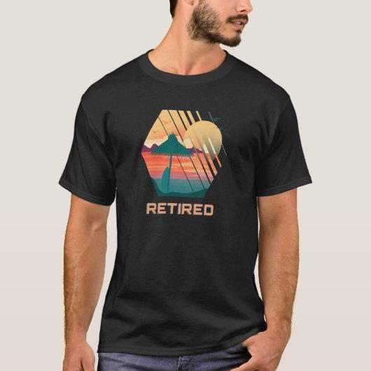 ウィメンズサマー退職したバケーションIリタイア Tシャツ (正面)